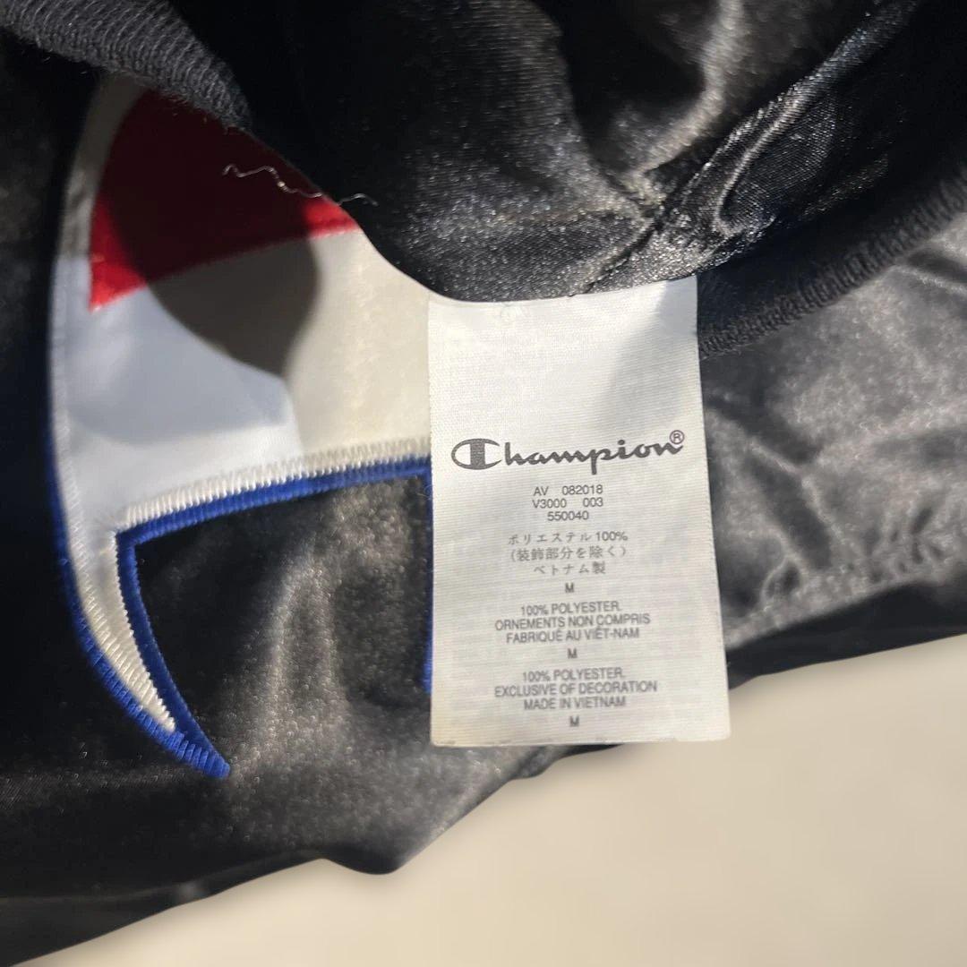 【わさび】Supreme×Champion フード付スタジャン ブラックM