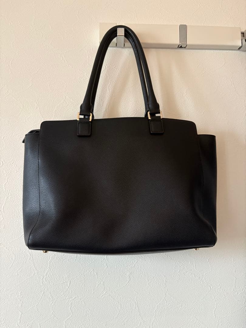 ✨美品✨ポールスミス トートバッグ インセットストライプ レザー ブラック ロゴ