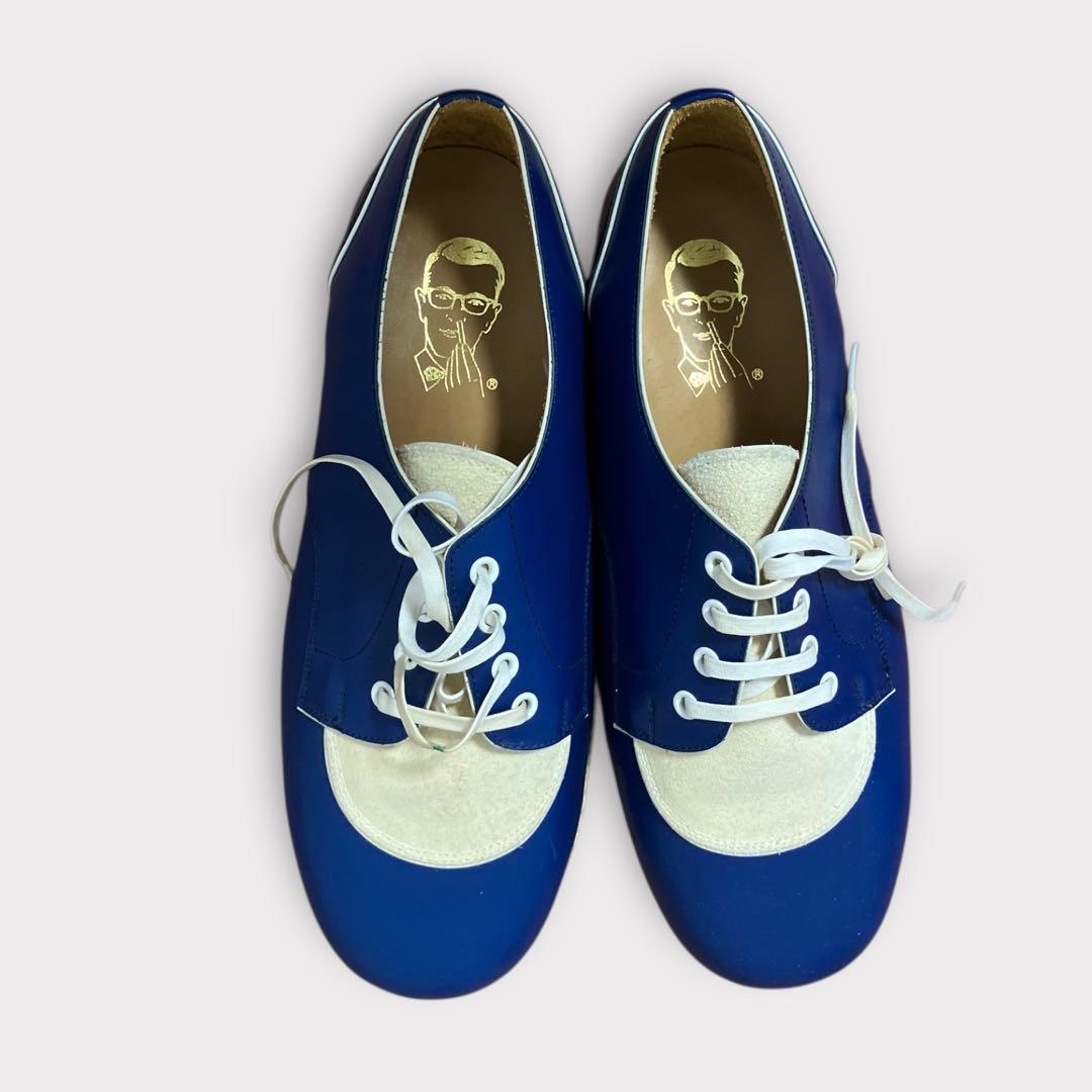 エイチ.カツカワ ドレスシューズ レザー スエード コンビ ビブラムソール