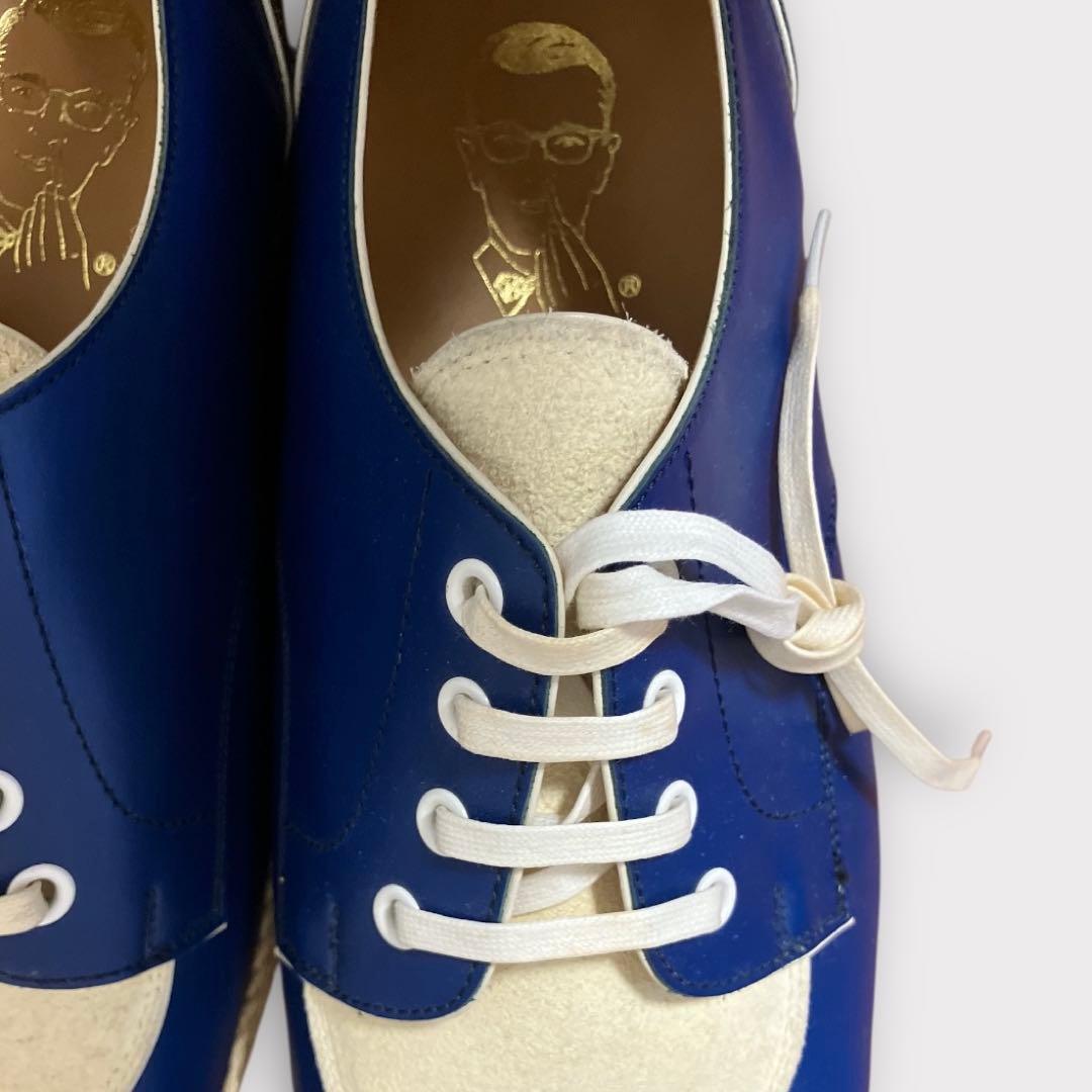 エイチ.カツカワ ドレスシューズ レザー スエード コンビ ビブラムソール