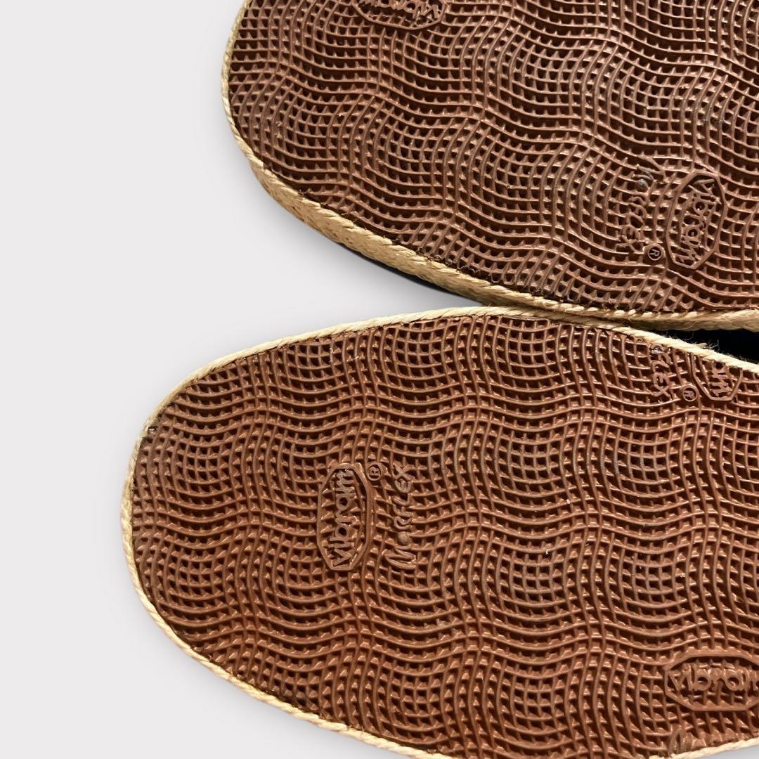 エイチ.カツカワ ドレスシューズ レザー スエード コンビ ビブラムソール