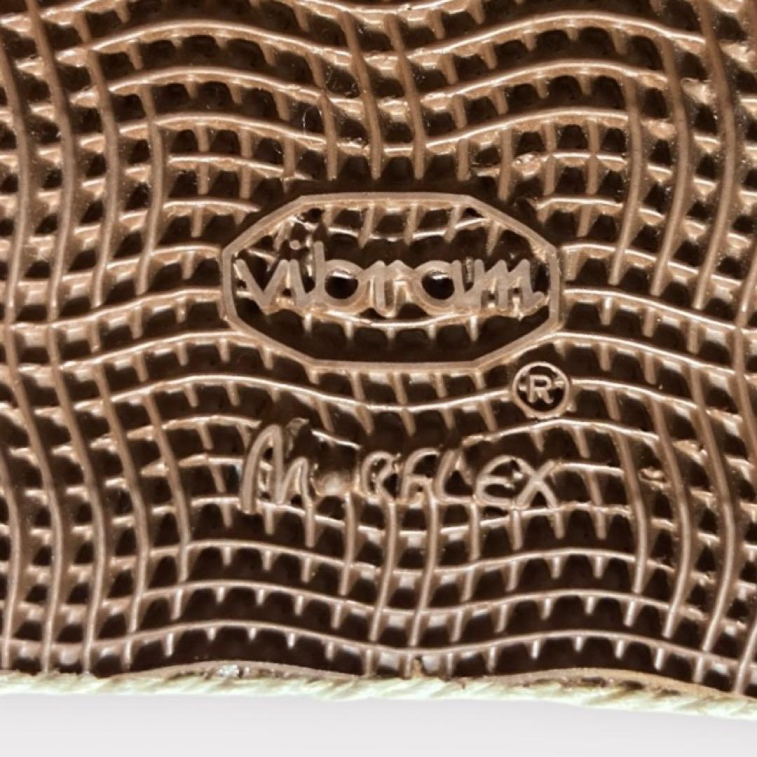 エイチ.カツカワ ドレスシューズ レザー スエード コンビ ビブラムソール