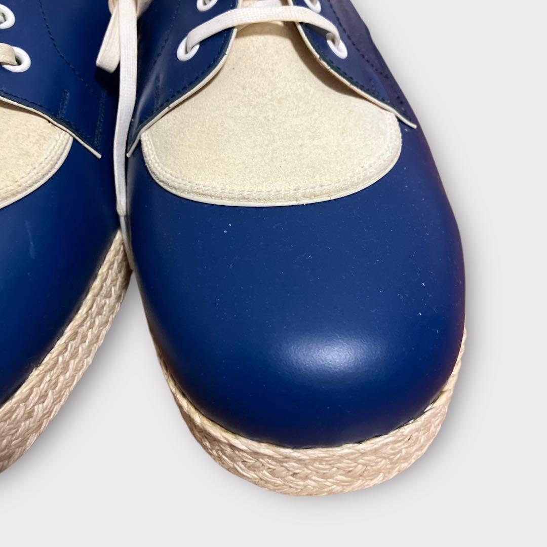 エイチ.カツカワ ドレスシューズ レザー スエード コンビ ビブラムソール