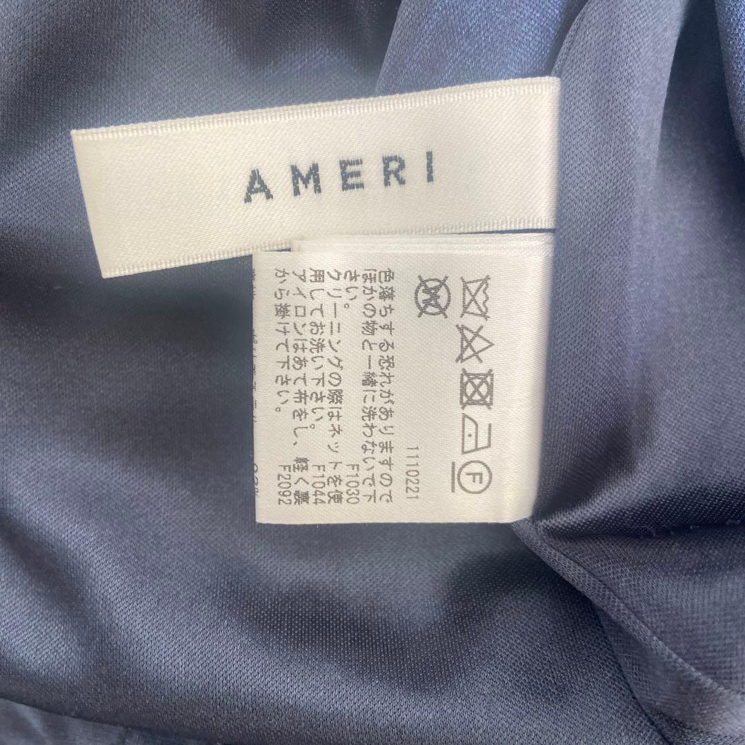 美品★Ameri★TULLE SLEEVE TIGHT DRESS★オケージョン