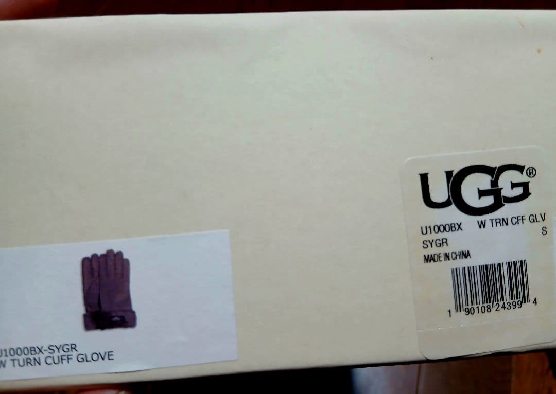 UGG スエード 手袋 ファー付き
