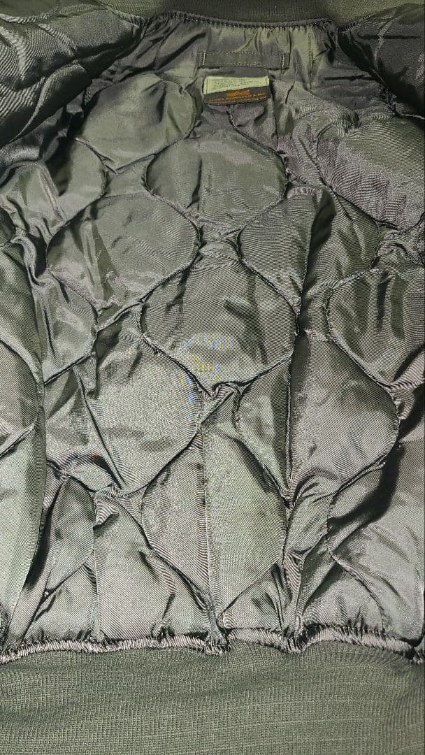 ALPHA INDUSTRIES MA-1 USA製 グランドクルー L