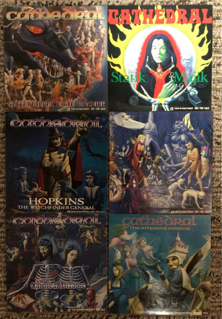 Cathedral カテドラル　アルバム6枚セット