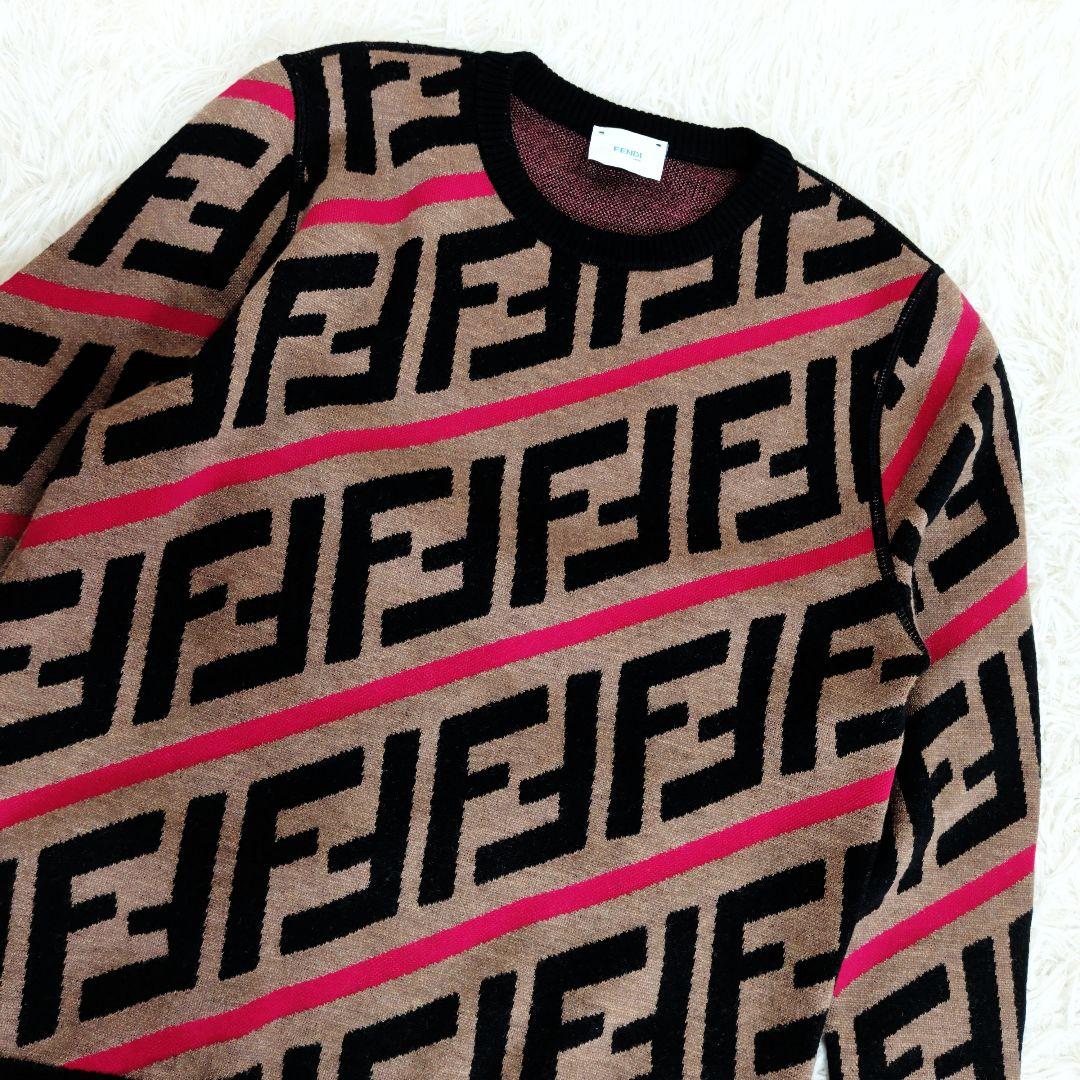 FENDI フェンディ キッズ レディース ロゴ ニット セーター