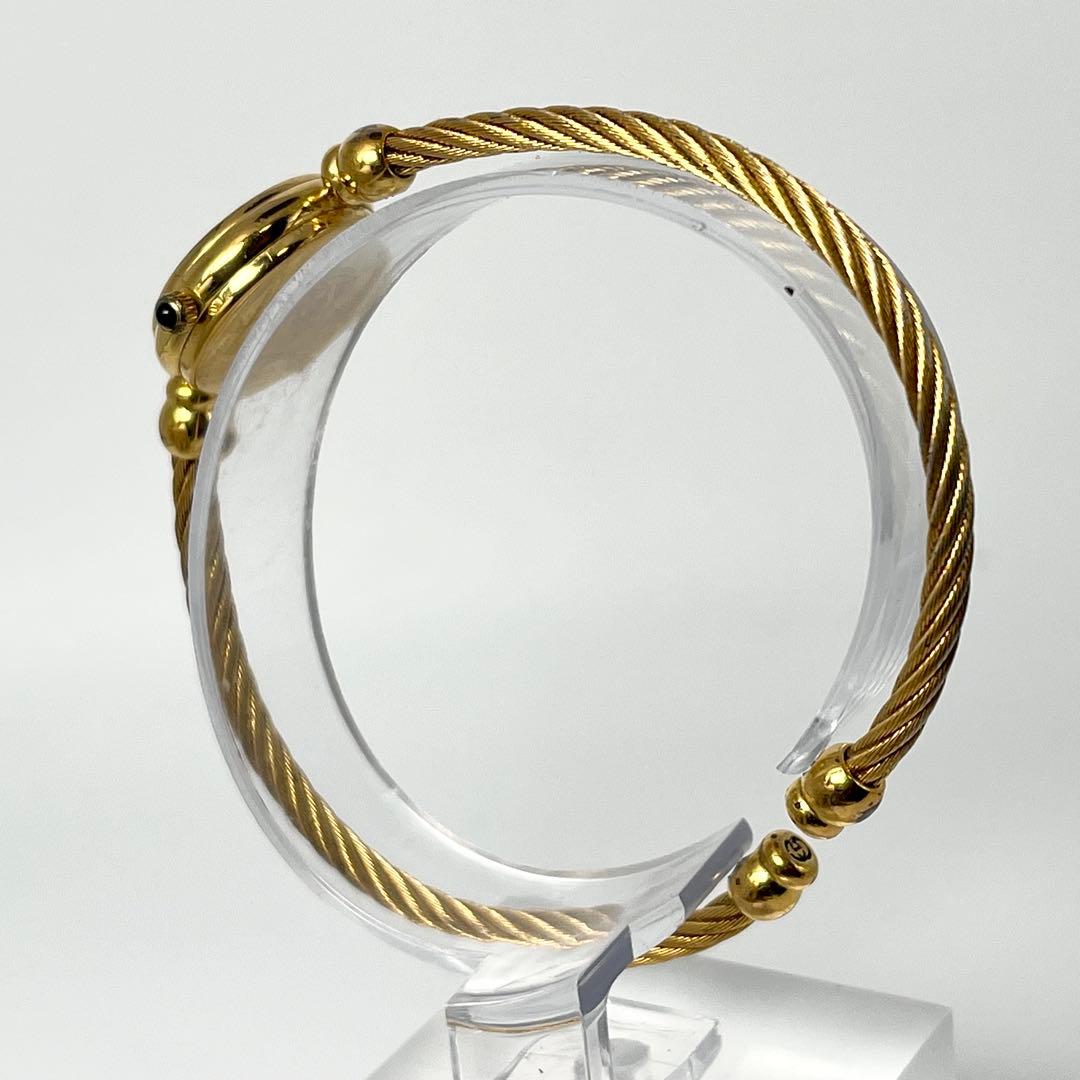 【新品電池/稼働品】グッチ 2700.2L バングルウォッチ ゴールド ブレス