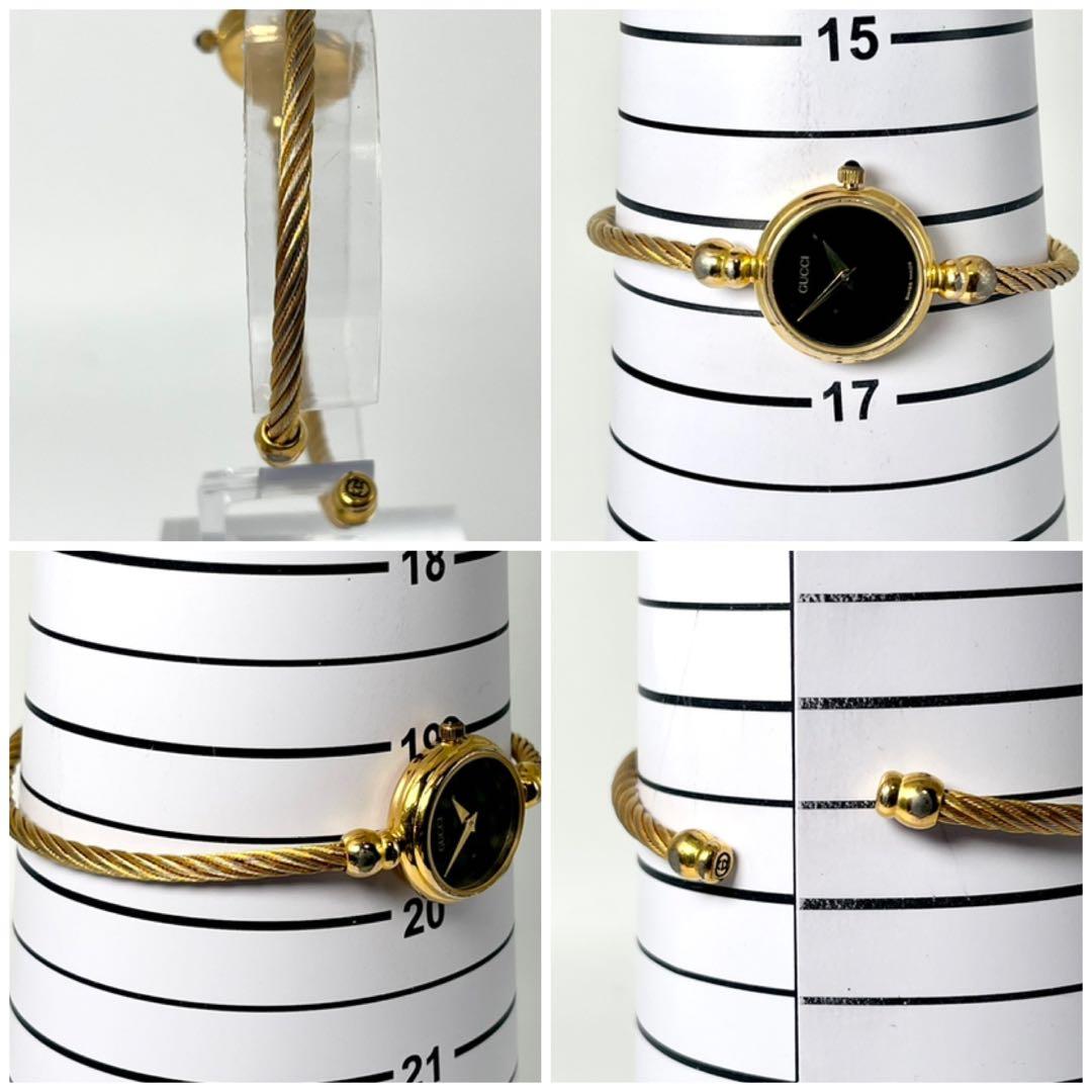 【新品電池/稼働品】グッチ 2700.2L バングルウォッチ ゴールド ブレス