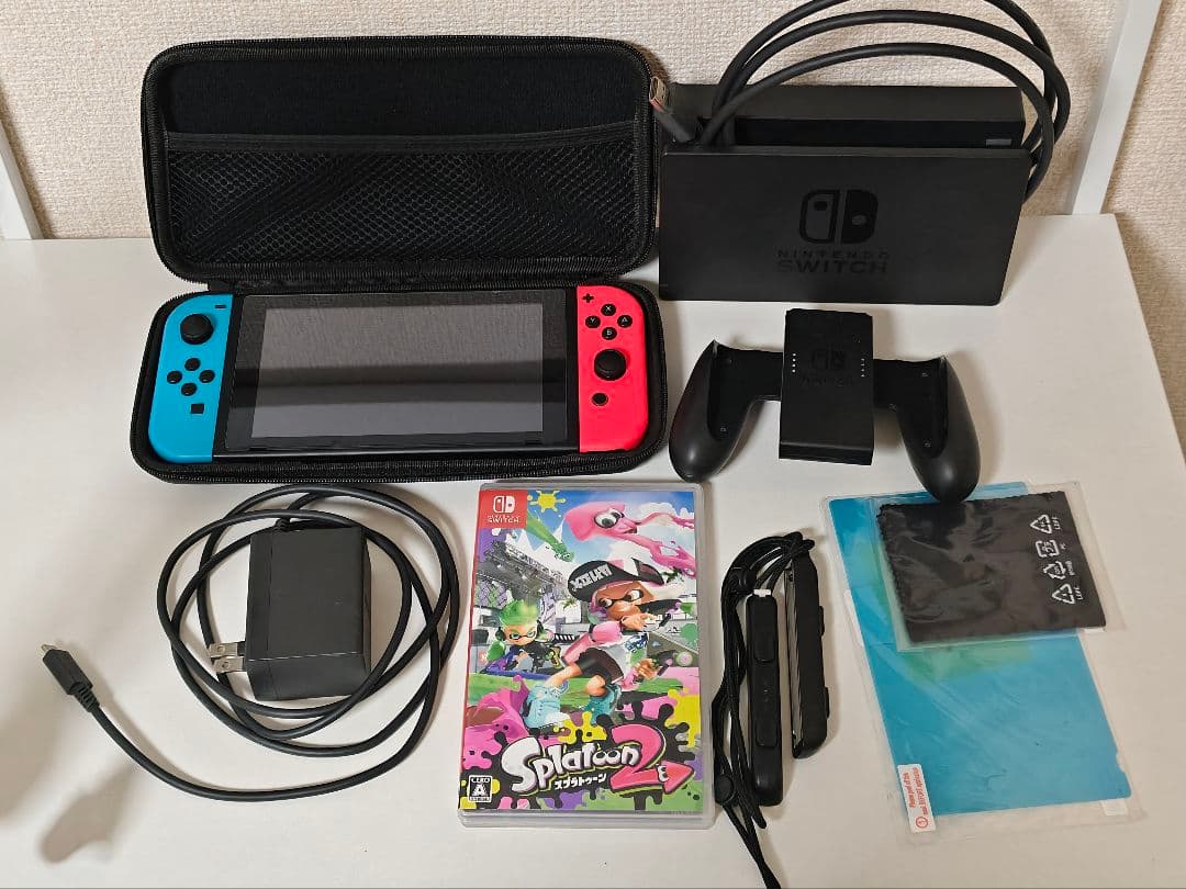 Nintendo Switch ネオンブルー/ネオンレッド　スプラトゥーン2