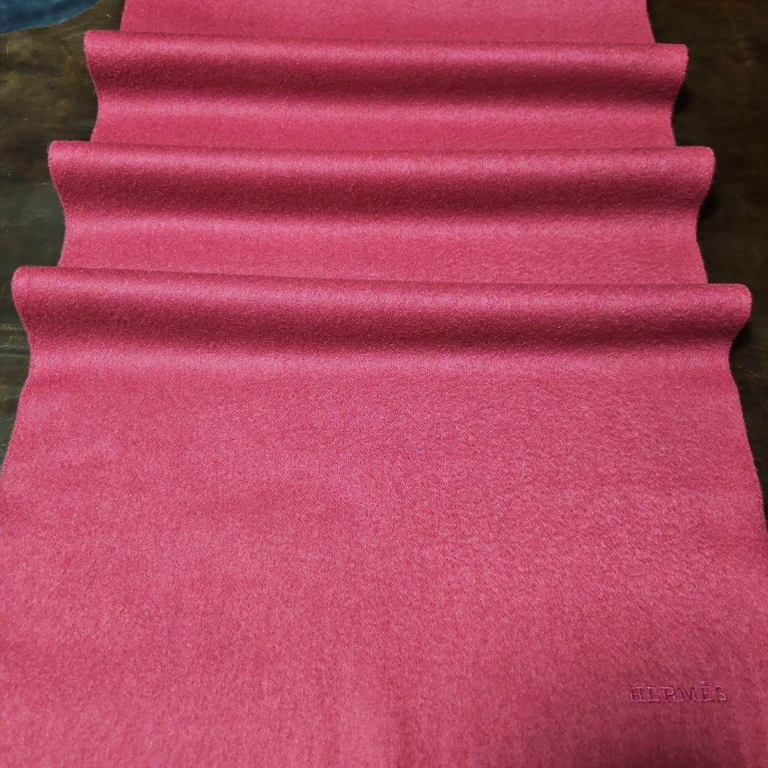 HERMES　カシミヤマフラー