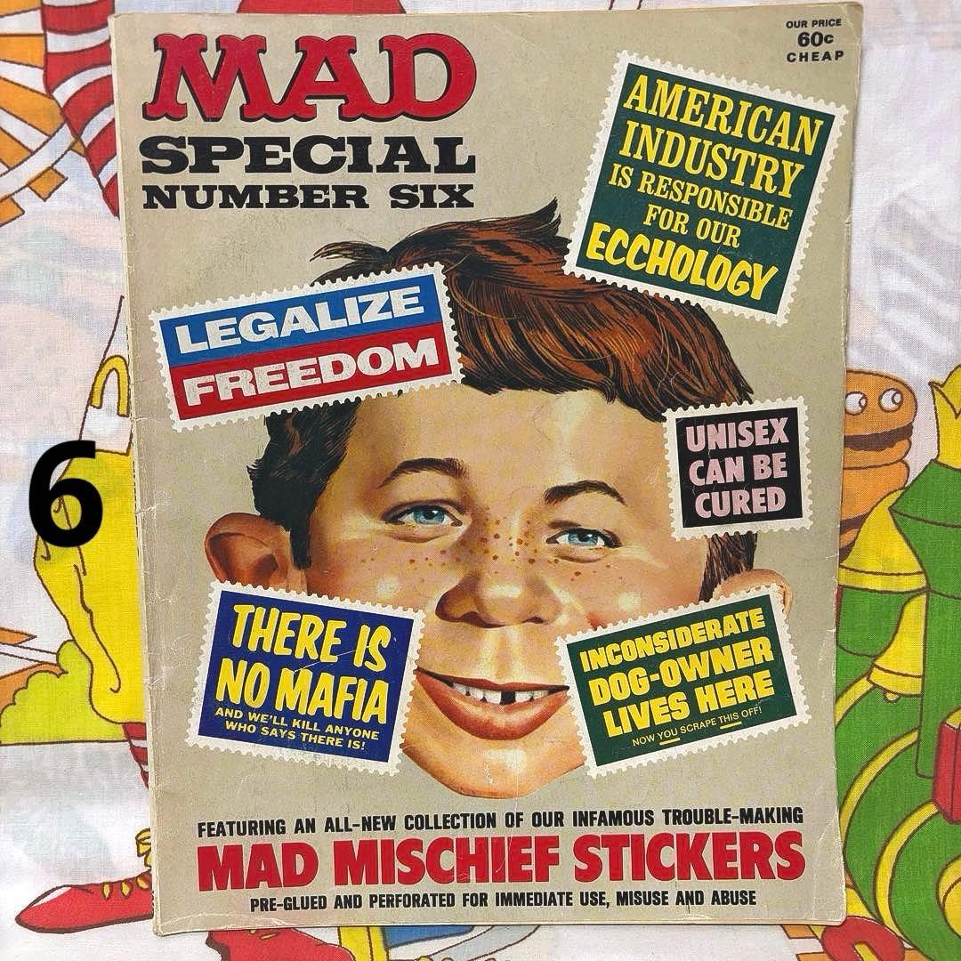 ③ MAD MAGAZINE マッドマガジン ビンテージ アドバタイジング 本