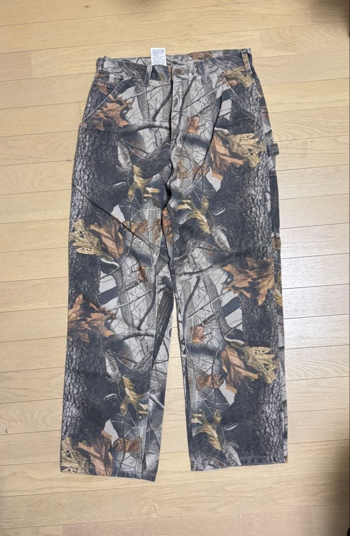 美品！ Carhartt 迷彩カーゴパンツ