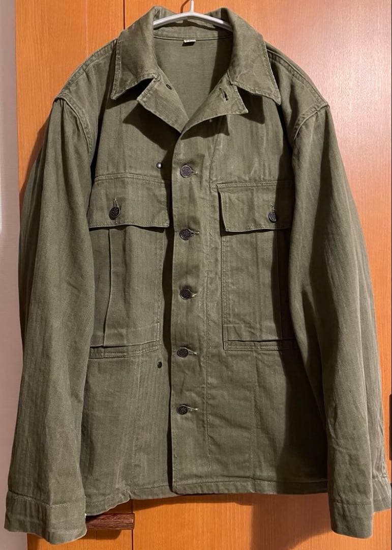 ジャケット・アウター 40s US ARMY M-43 32R HBT JKT 13STAR