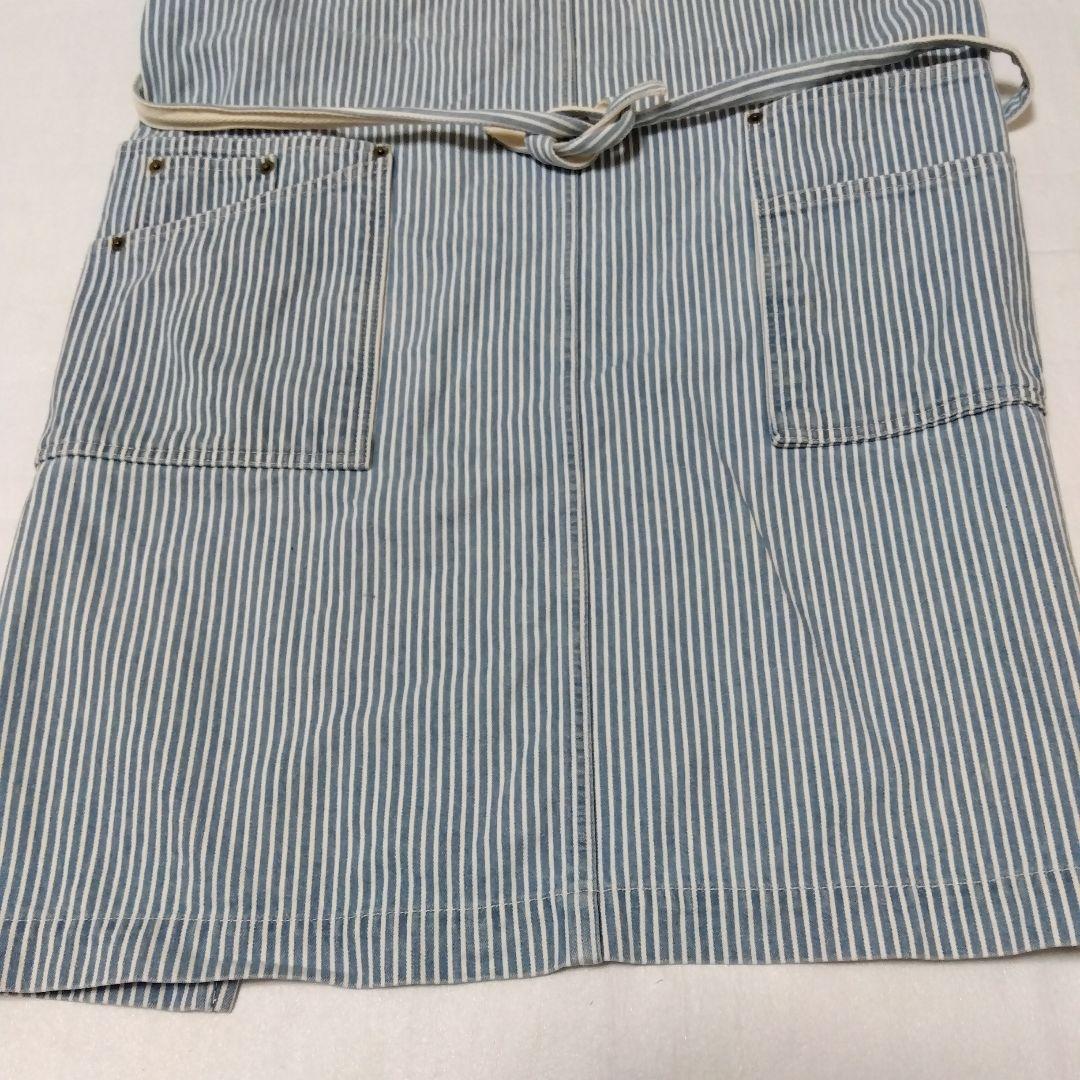 ラルフローレン　ヒッコリーストライプエプロン