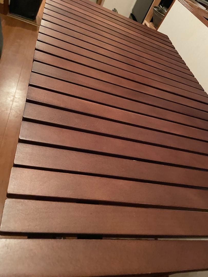 Hilander ウッドキッチンテーブル　ダークブラウン