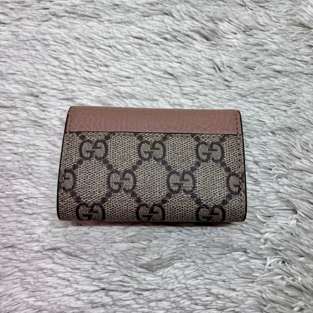 美品✨GUCCI 6連キーケース マーモント GGスプリーム GG柄