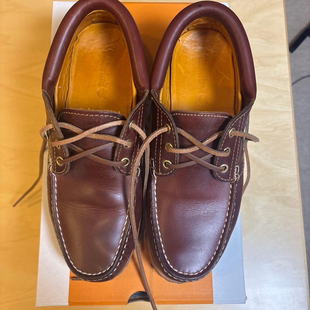 ティンバーランド　スリーアイ(3eye) クラシックラグ　26cm バーガンディ