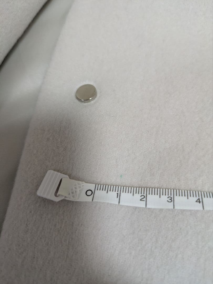 【上品】UNITED ARROWS ノーカラーコート ライトグレー シンプル