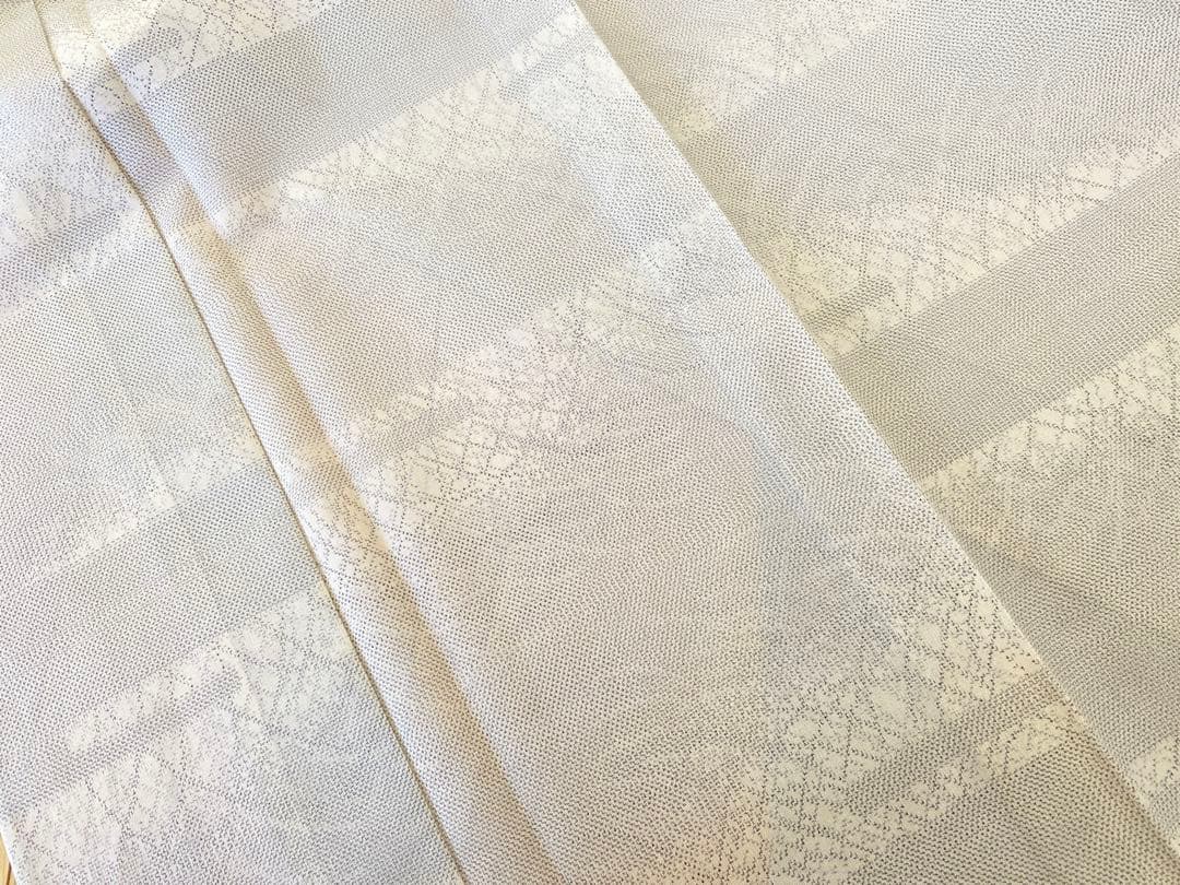 ⭐︎K0882 美品 逸品 単衣 夏向き お洒落 紗 夏大島 正絹 小紋