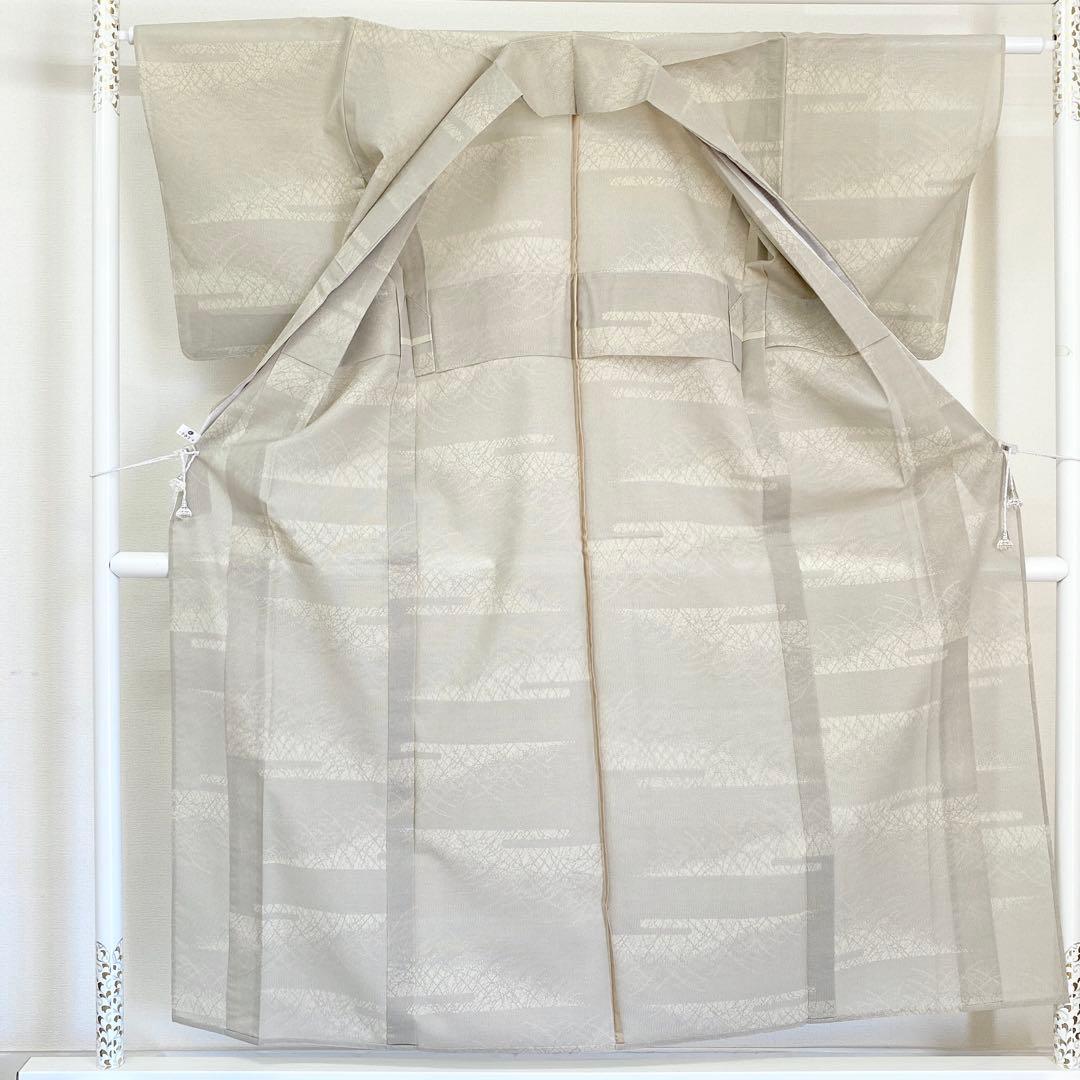 ⭐︎K0882 美品 逸品 単衣 夏向き お洒落 紗 夏大島 正絹 小紋