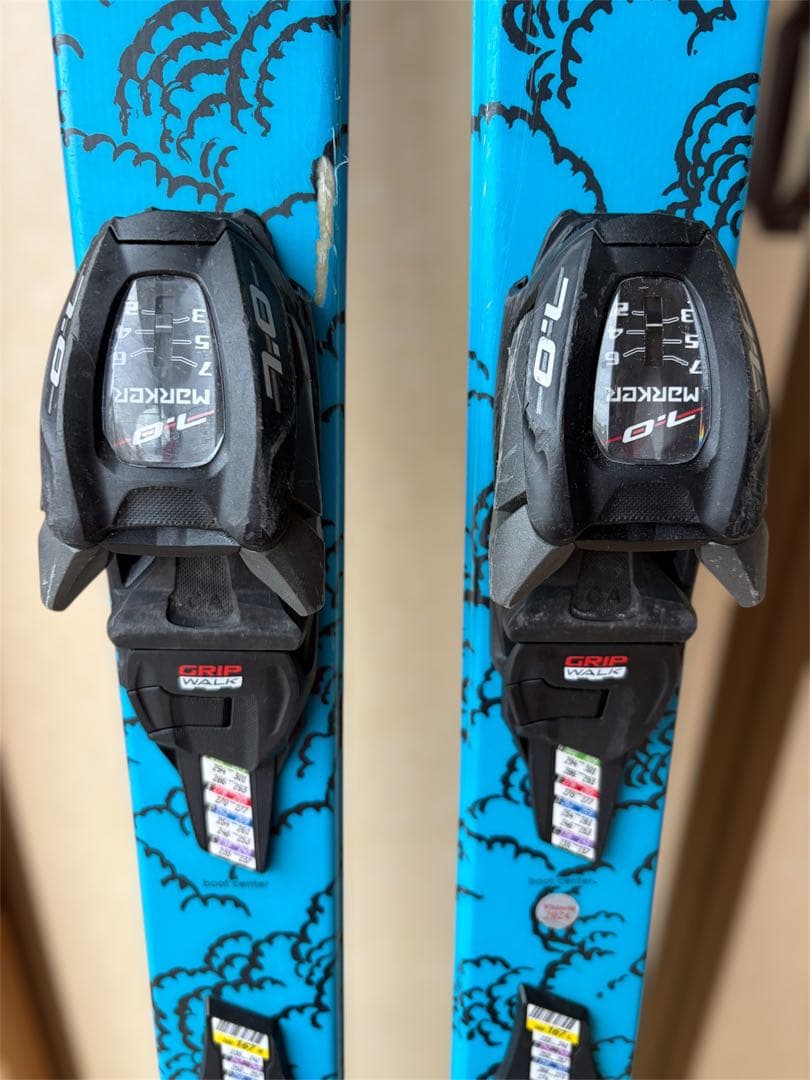 フォルクル(VOLKL Jr.)スキー板 ビンディング　ソールカバー付148cm