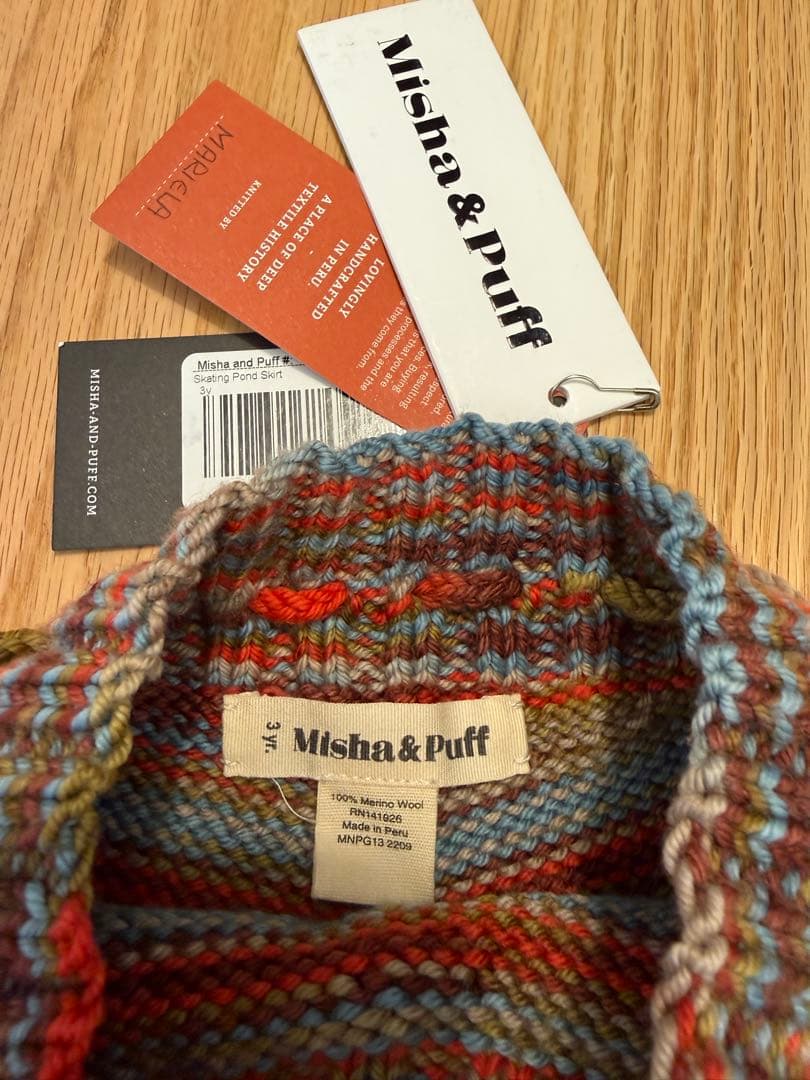 ぽ*こ様 misha&puff skating pond skirt 3Y