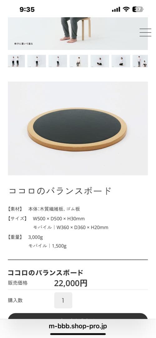 Marumitsu こころのバランスボード