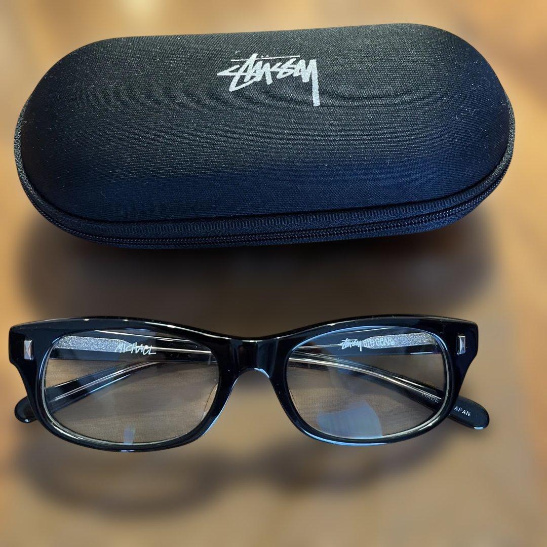 stussy サングラス MICHEAL クリアレンズ