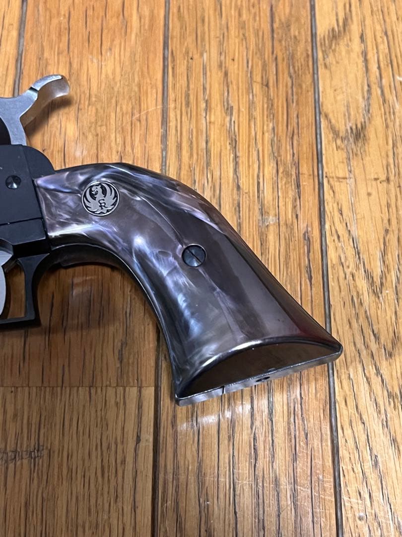 マルシン ガスガン スーパーブラックホーク ブラックパール調グリップ ブラック