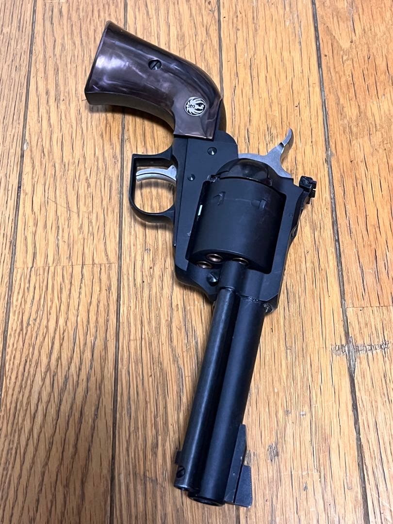 マルシン ガスガン スーパーブラックホーク ブラックパール調グリップ ブラック