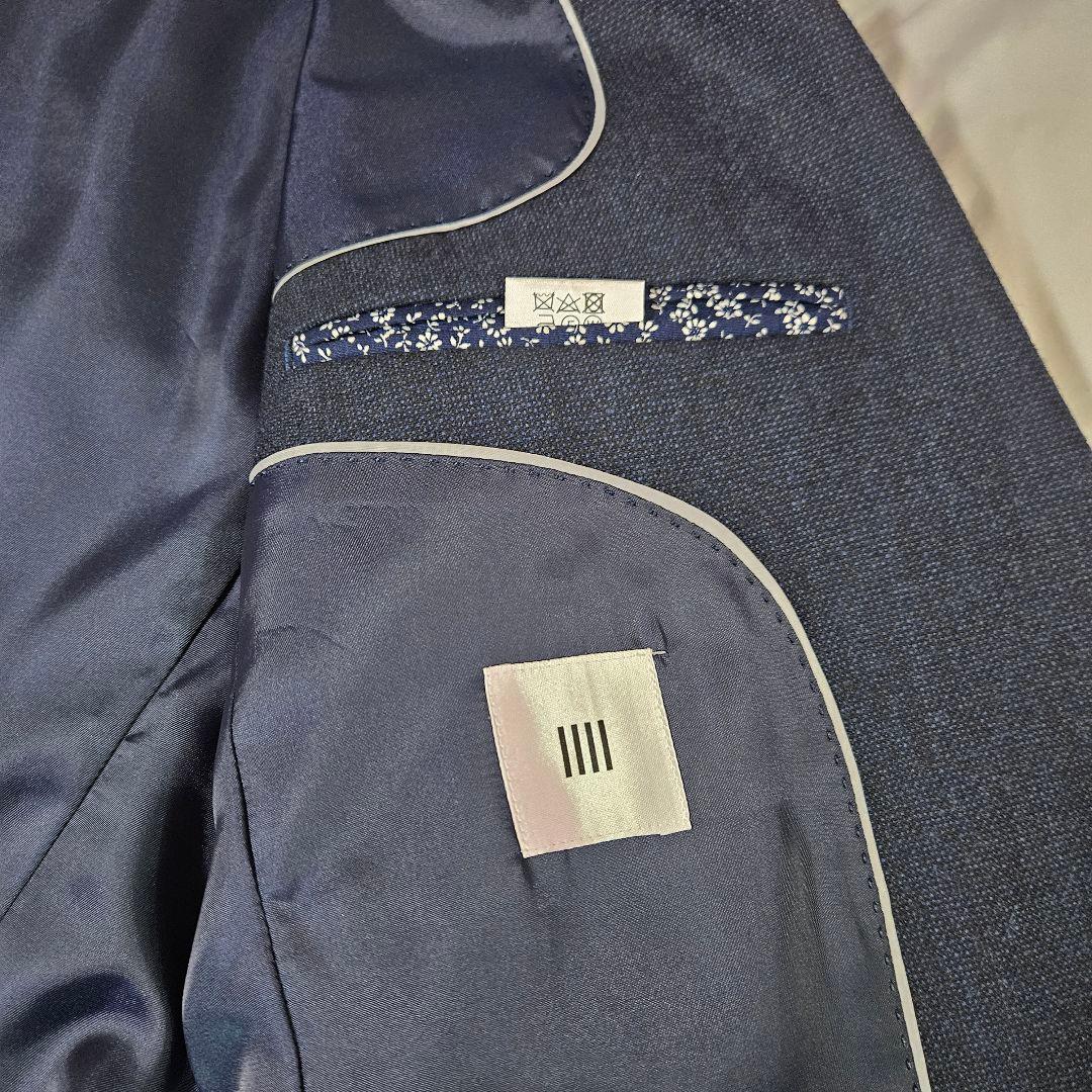 ❇️極美品❇️SUIT SELECT ネイビー 3ピーススーツ XL