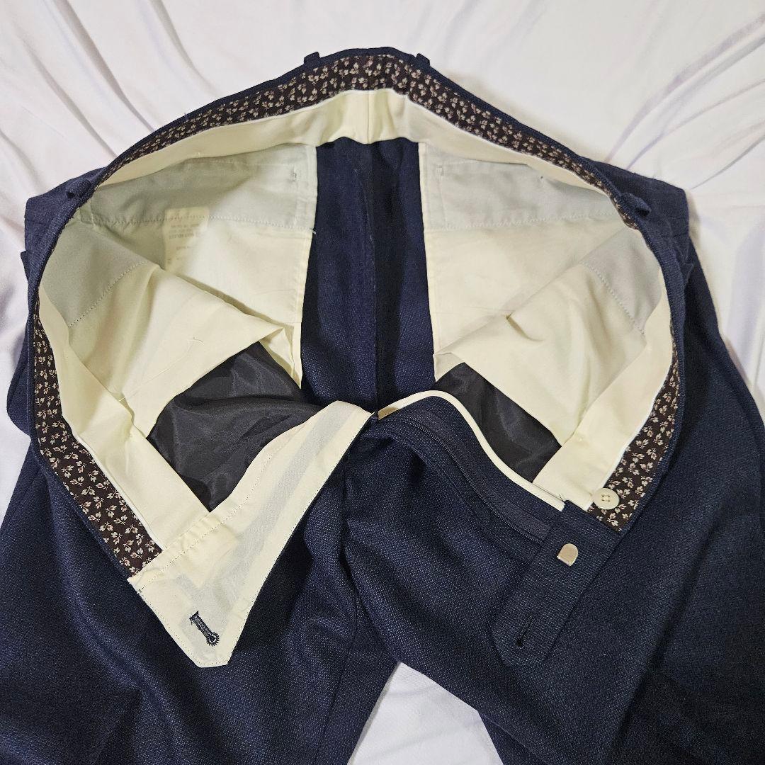 ❇️極美品❇️SUIT SELECT ネイビー 3ピーススーツ XL