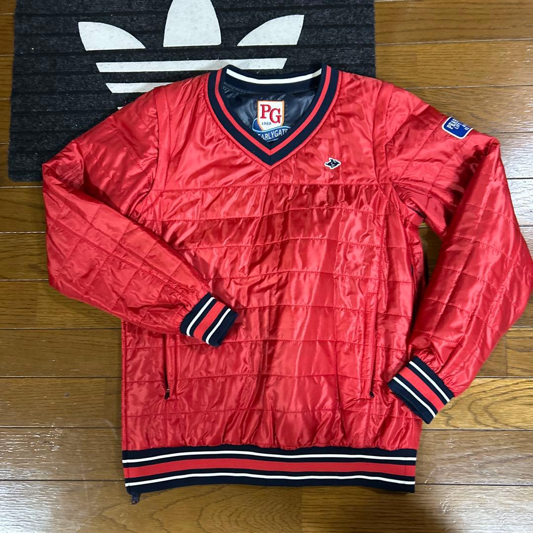 ネイビー Vネックジャケット リバーシブル希少PGロゴ 89