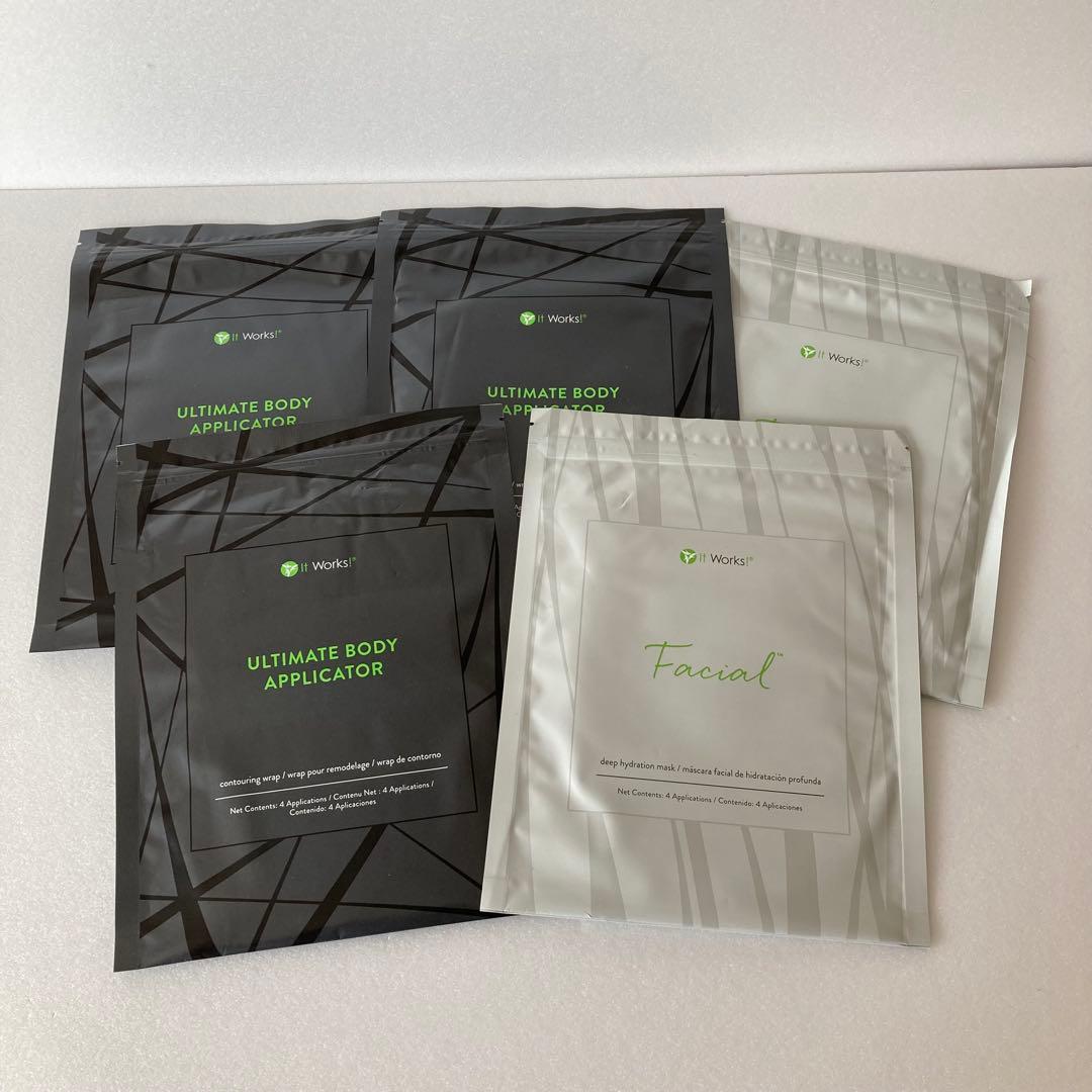イットワークス フェイシャルマスク ボディアプリケーター 計5点