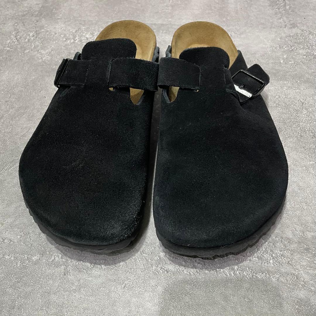 ビルケンシュトック/ ボストン スエードレザー ブラック　42