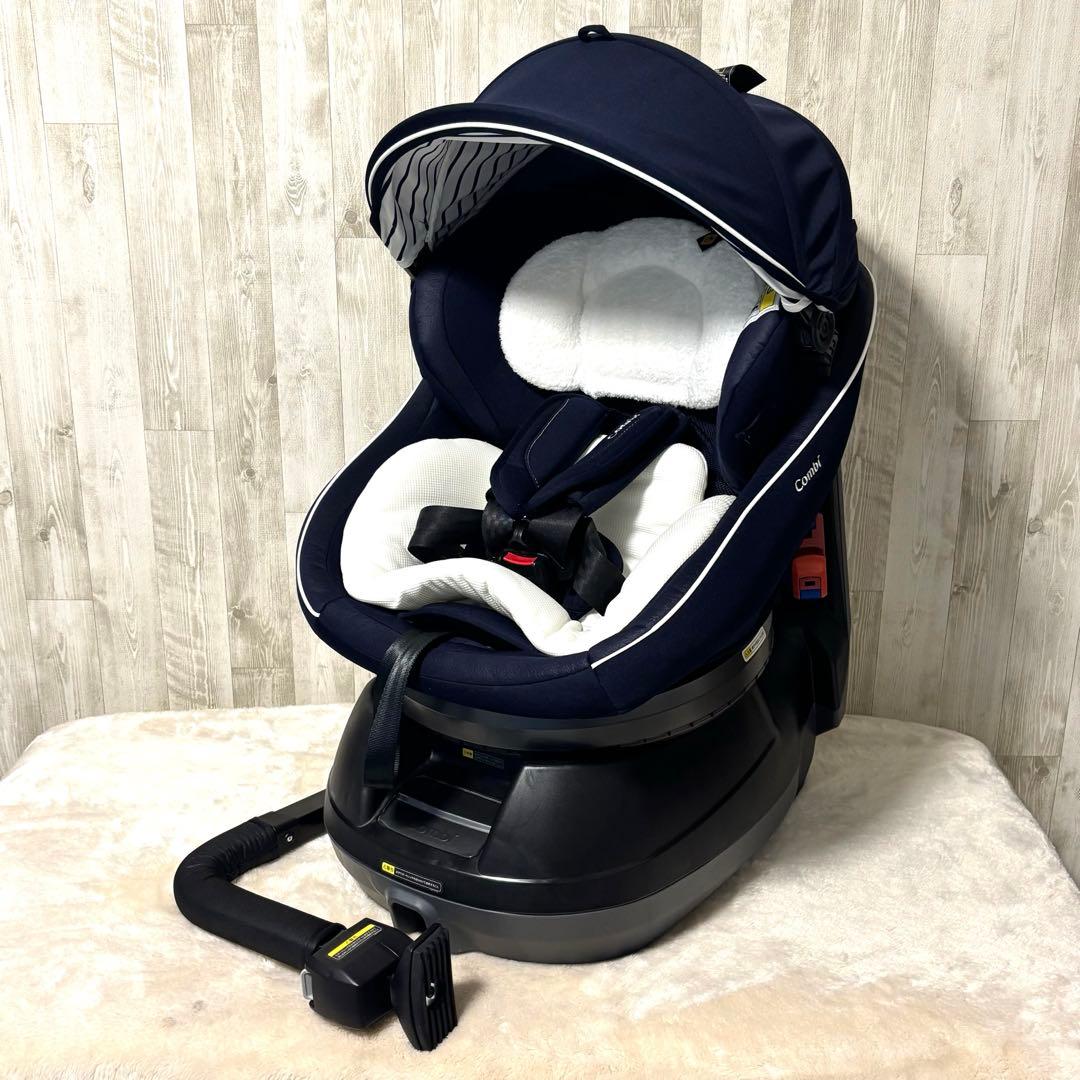 ⭐️美品⭐️コンビ 新生児チャイルドシート クルムーヴ JJ-550ネイビー