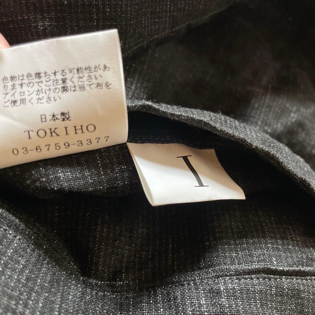【メルカリ市値下】YOSHIDA TOKIHO リネン墨染めラグランジャケット