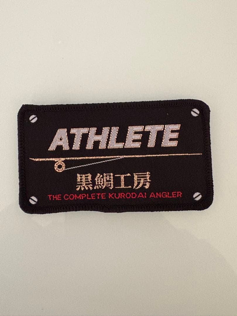 黒鯛工房ATHLETEベスト サンバイザー　ワッペンセット