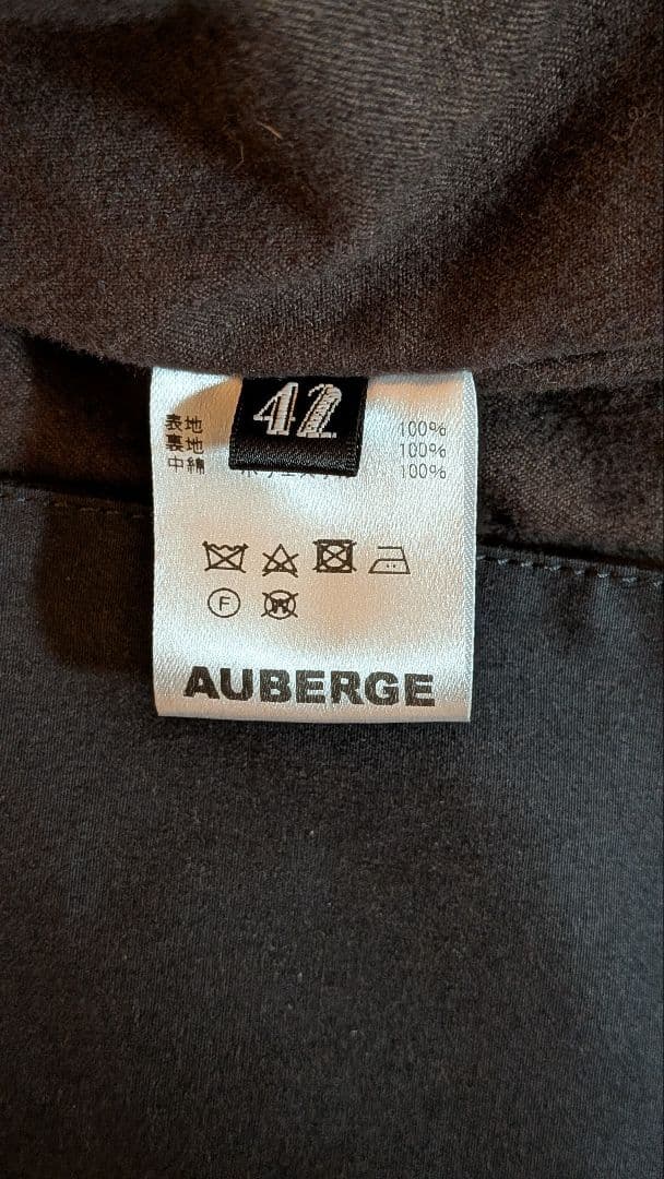 【最安値】AUBERGE オーベルジュ RANDOLPH サイズ42 チャコール