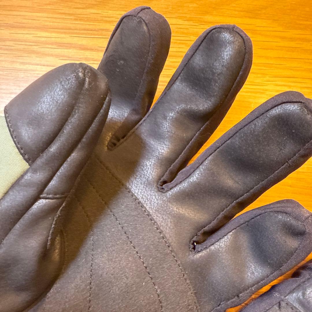 THE NORTH FACE 迷彩 グローブ 黒革手袋　メンズ　Lサイズ