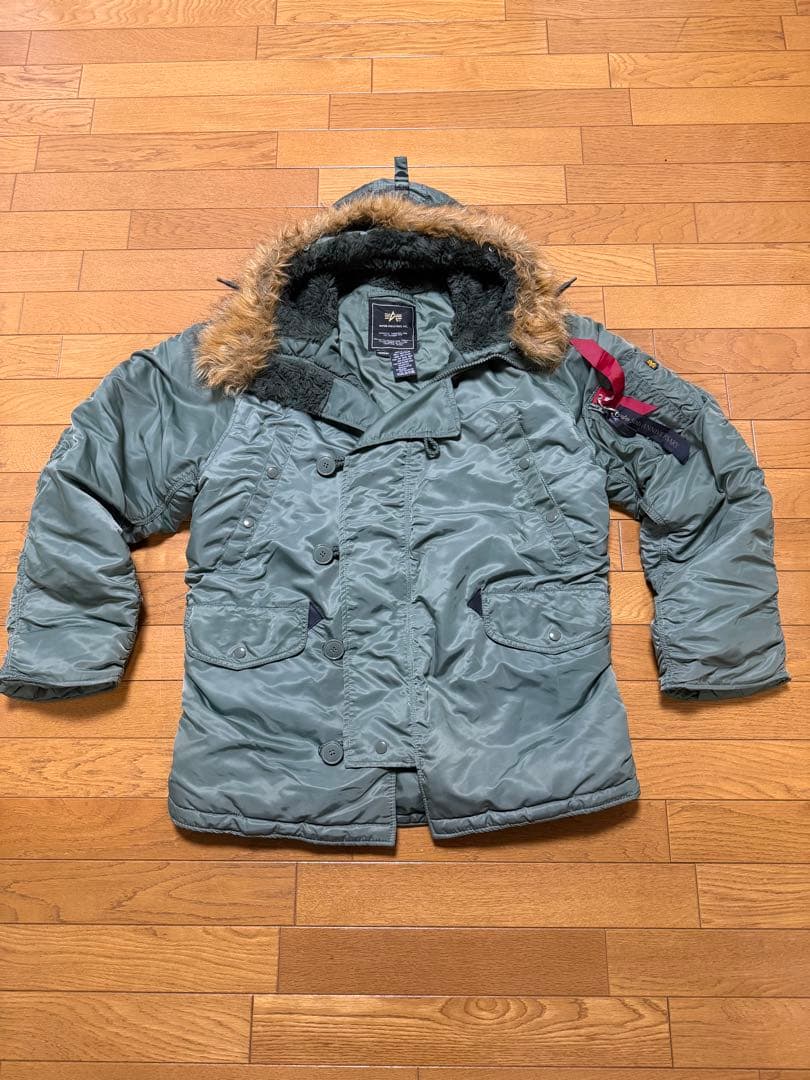 アルファインダストリーズ フライトジャケット N-3B カーキ ファー 50周年