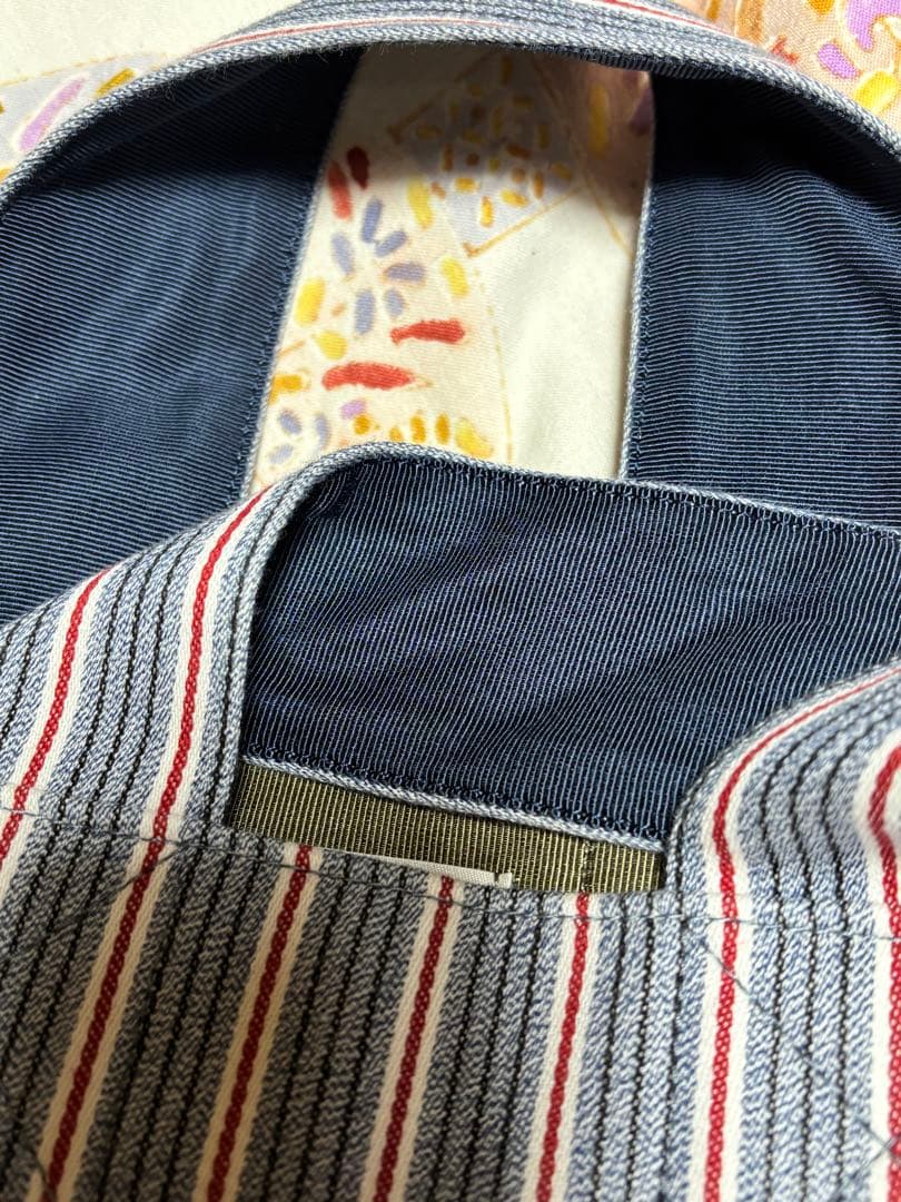 BLAM INK ストライプトートバッグ