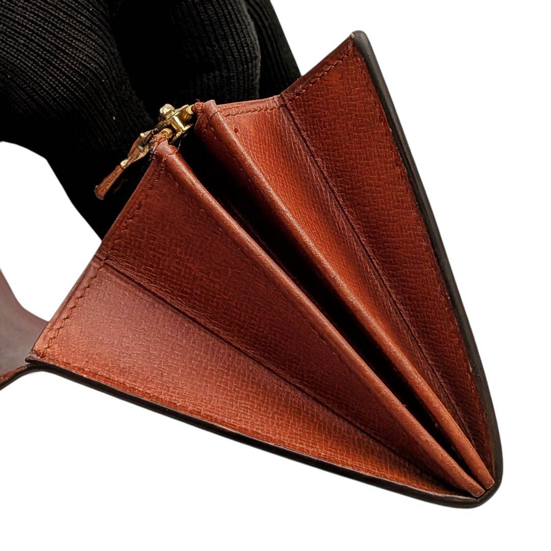 良品 ルイヴィトン モノグラム ポシェット ポルトモネ クレディ 975