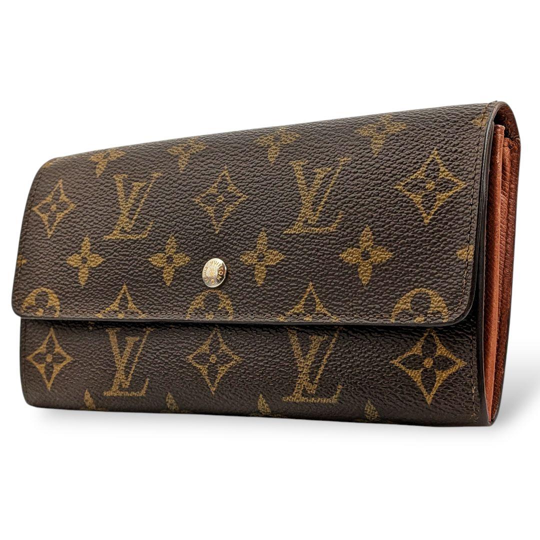 良品 ルイヴィトン モノグラム ポシェット ポルトモネ クレディ 975