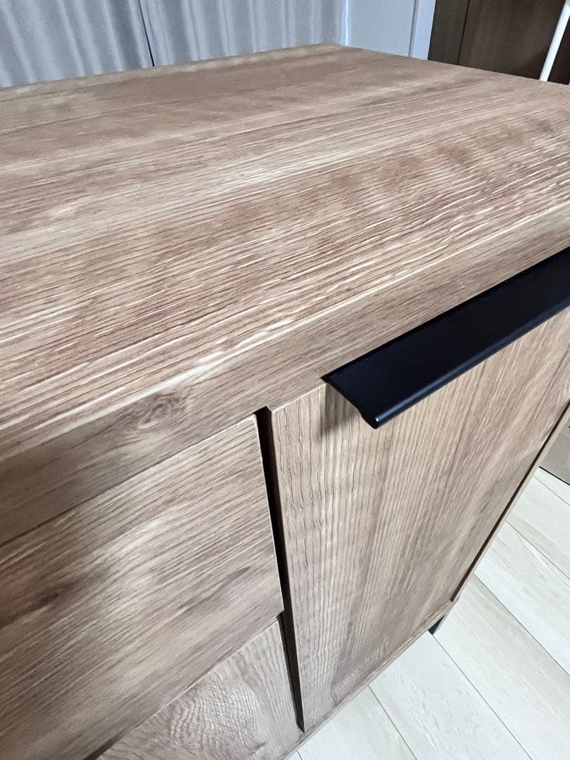 木製 スチール キャビネット 幅120cm アーガス セピアナチュラル