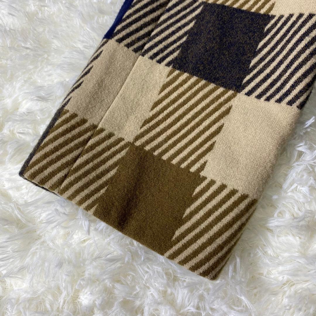 Aquascutum アクアスキュータム ウール トレンチコート チェック 7F