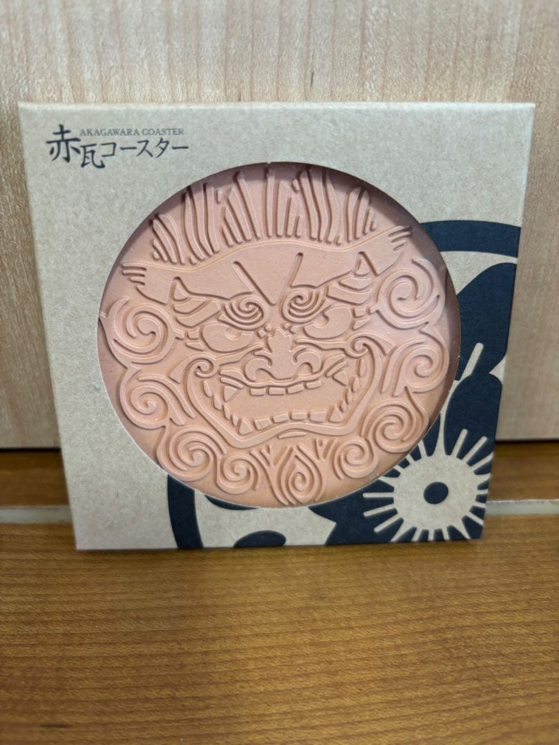 千代泉 本場泡盛 720mlと赤瓦のコースターのセット