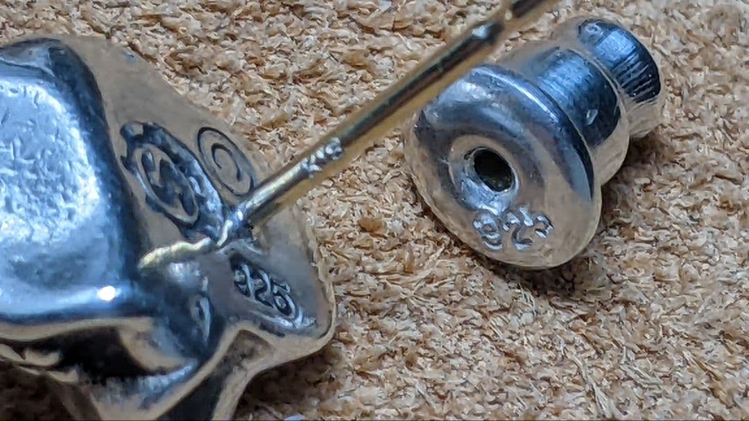 スタ−リンギア Silver 925 スタイラ―スタッド ダイヤピアス